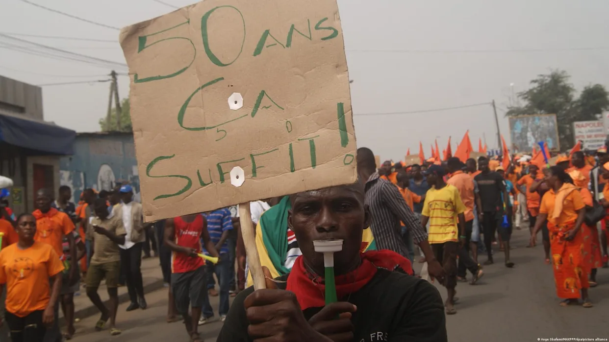 Manifestations réprimées dans le passé au Togo (image de 2017)