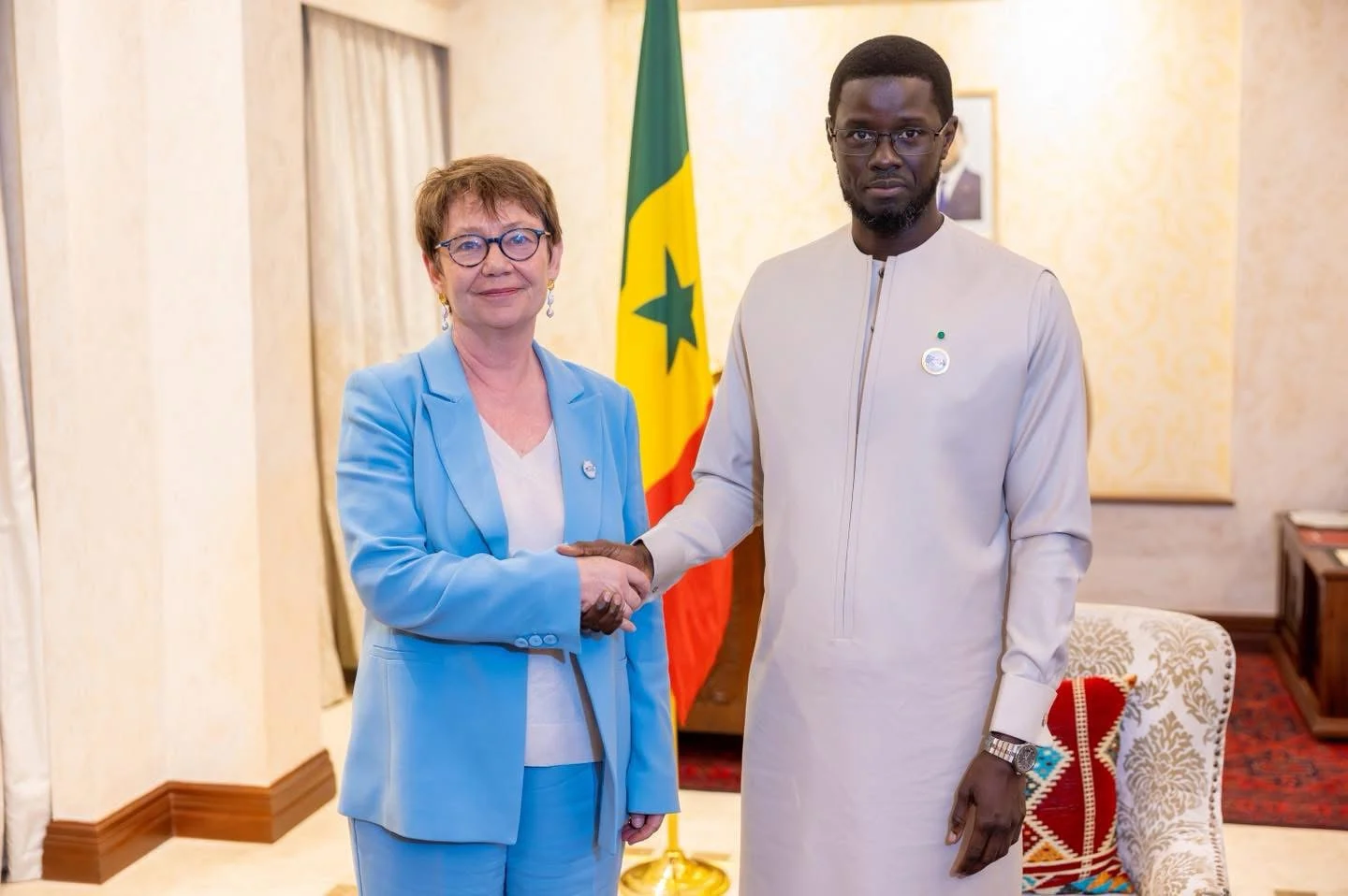 Rencontre entre Bassirou Diomaye Faye et la BERD pour des projets au Sénégal