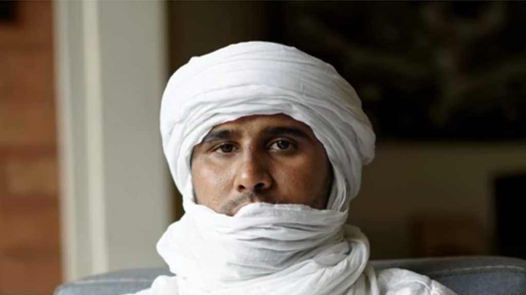 Moussa Ag Acharatoumane, porte-parole d'un groupe politico-militaire au Mali