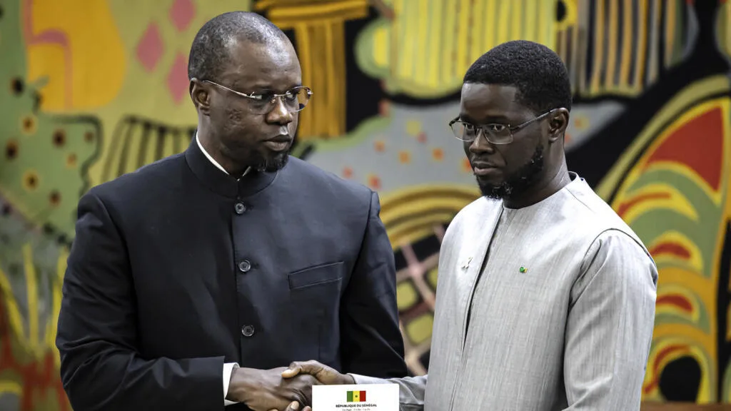 Le président Bassirou Diomaye Faye et le Premier ministre Ousmane Sonko lors de consultations politiques