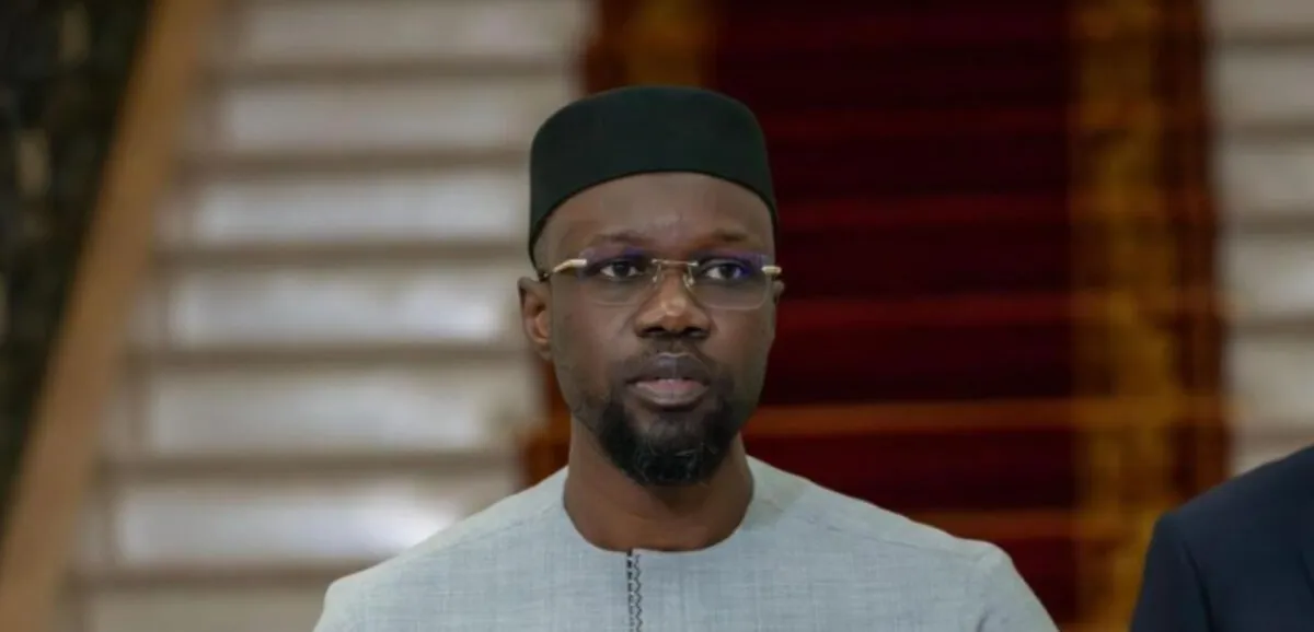 Le Premier ministre sénégalais Ousmane Sonko s'exprime devant les députés