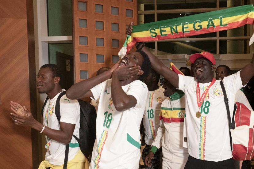 Le retour des supporters sénégalais à l'aéroport international de Ndiass ce dimanche matin.