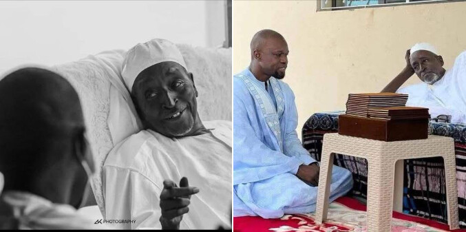 Ousmane Sonko rend hommage à Serigne Cheikh Saliou Mbacké, guide spirituel et père bienveillant