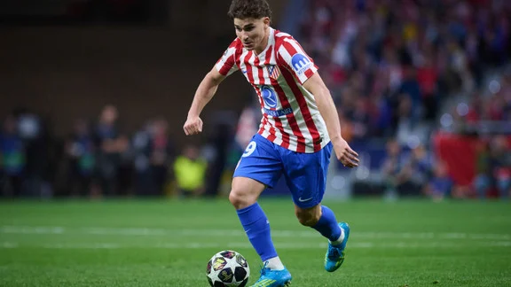 Julian Alvarez en action avec l'Atlético de Madrid