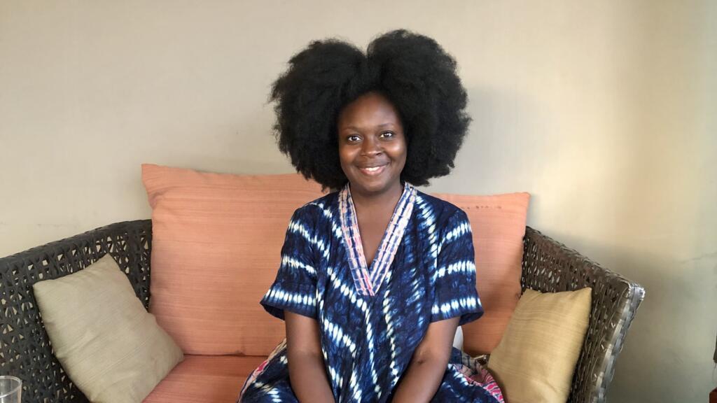 Roukiata Ouedraogo, autrice et comédienne, lors d’un entretien à Ouagadougou.