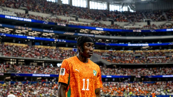 Yan Diomandé en action lors d'un match