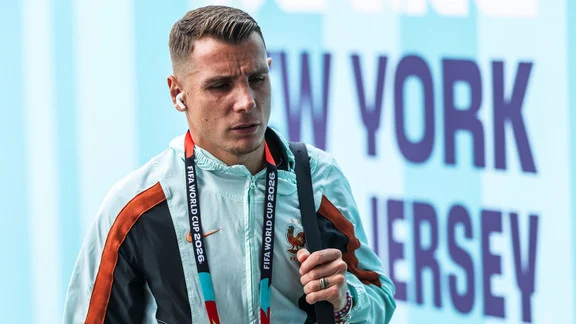 Lucas Digne lors d’un entraînement