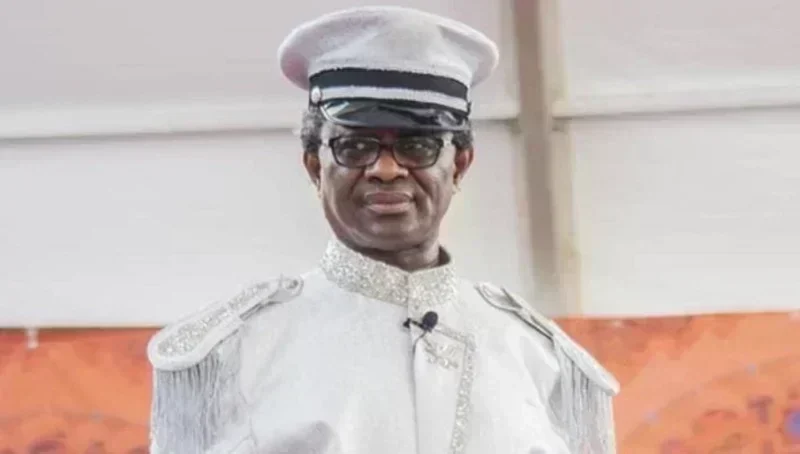 Serigne Modou Kara Mbacké, guide spirituel du Sénégal, lors de son appel à l'union nationale