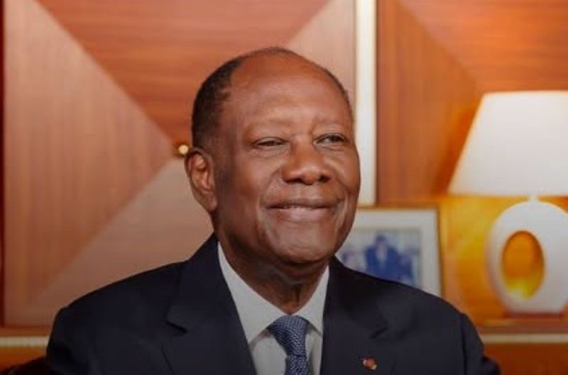 Photo officielle du président Alassane Dramane Ouattara lors d
