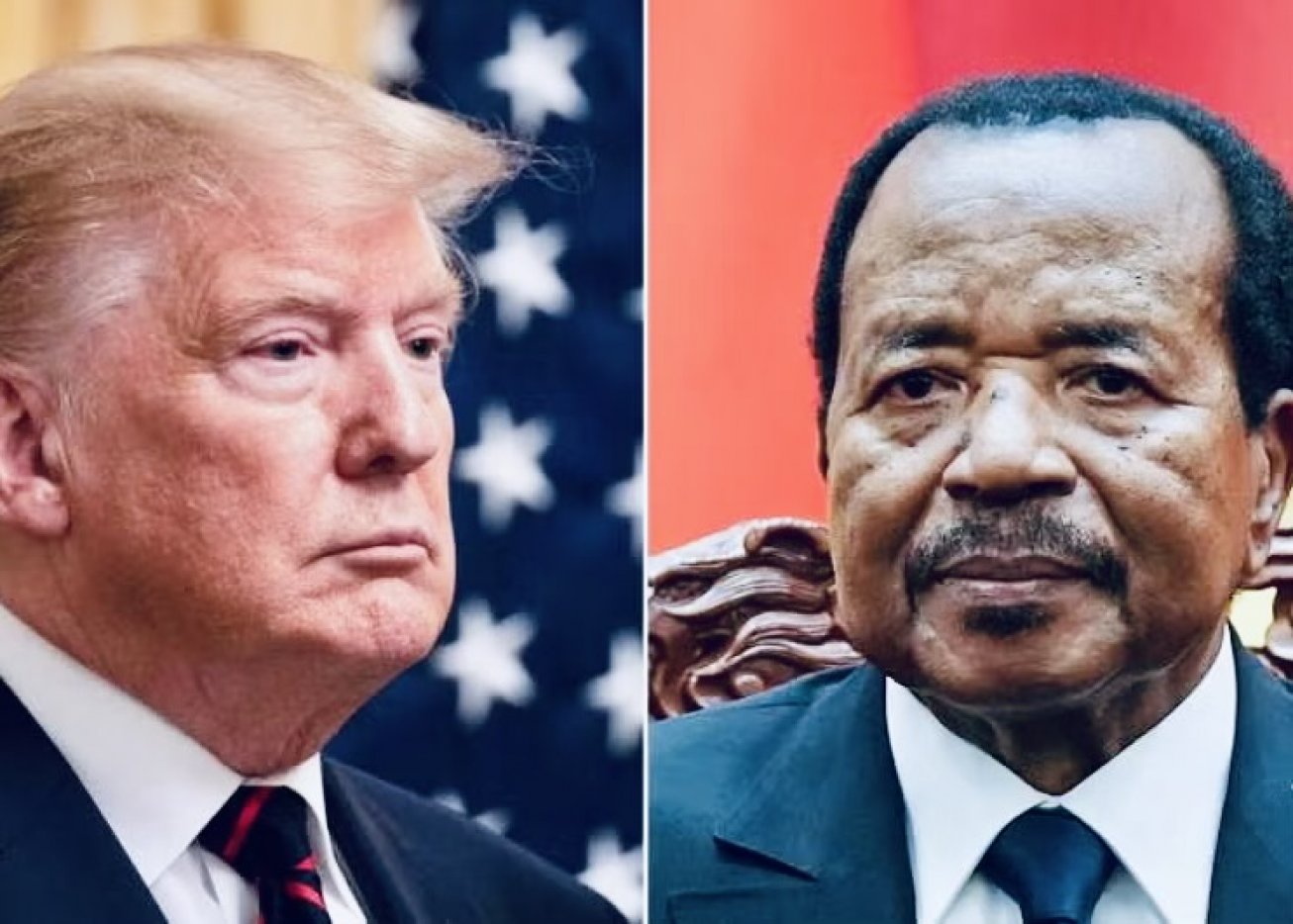 Groupe de migrants africains discutant avec un avocat au Cameroun